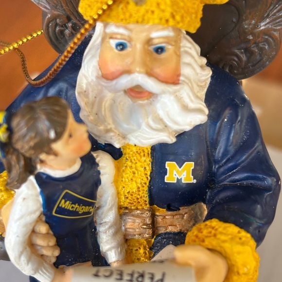 Wishlist Santa Ornament The University of Michigan 2nd in a limited series 2001 - Picture 4 of 5